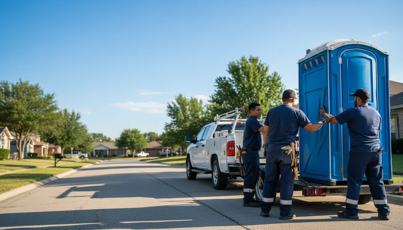 Portable Toilet Rental in Scurry, TX near me